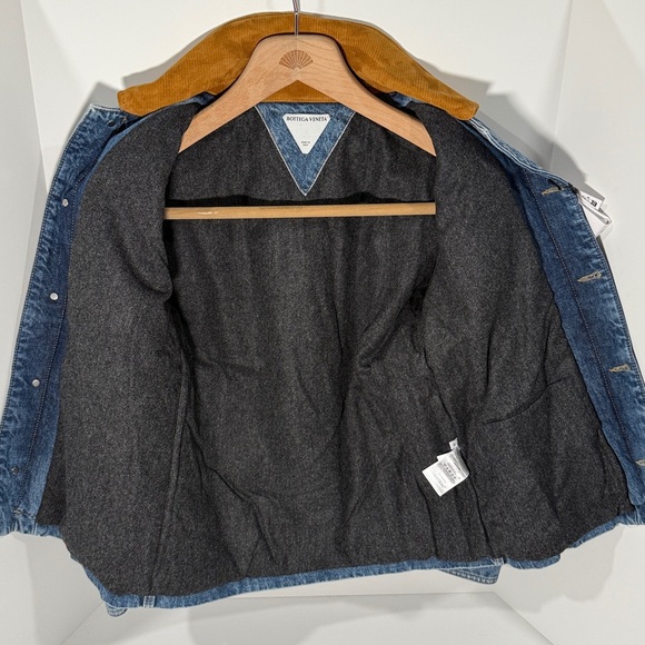 Bottega Veneta Padded Vintage Indigo Denim Jacket - Picture 5 of 9